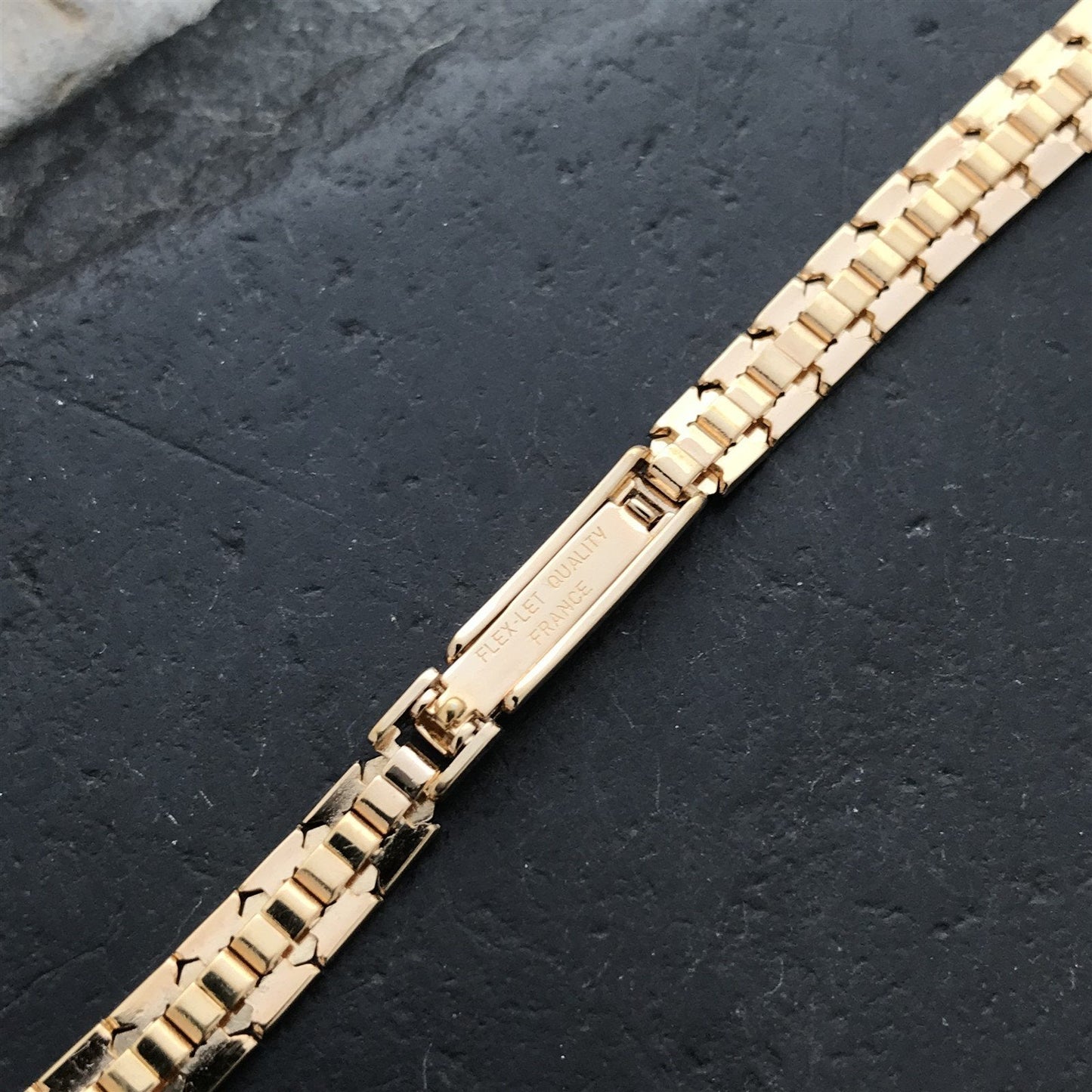 50s Single-Lug Flex-Let yellow gold filled nos Unused Ladies Vintage Watch Band