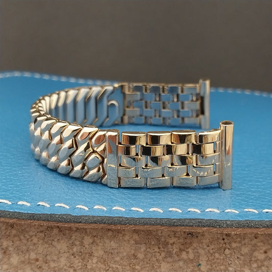 16mm 15mm 1950s 10k Yellow Gold-Filled Short Speidel Unused Vintage Watch Band