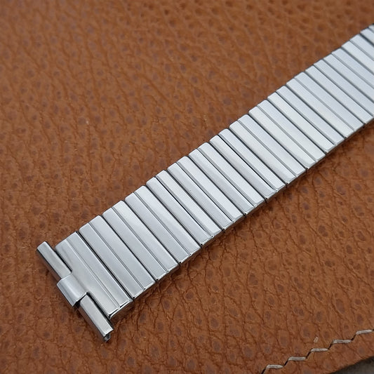 19mm 18mm JB Champion USA Slim Stainless Steel Unused 1960s Vintage Watch Band