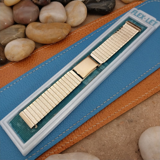 17.2mm Gold-Filled Flex-Let Patrician Unused Classic 1950s Vintage Watch Band