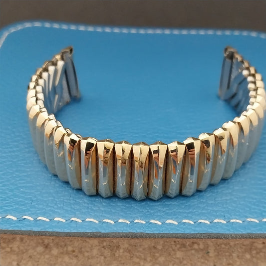 12k Gold-Filled Hadley 17.2mm Wide Expansion Unused 1950s Vintage Watch Band