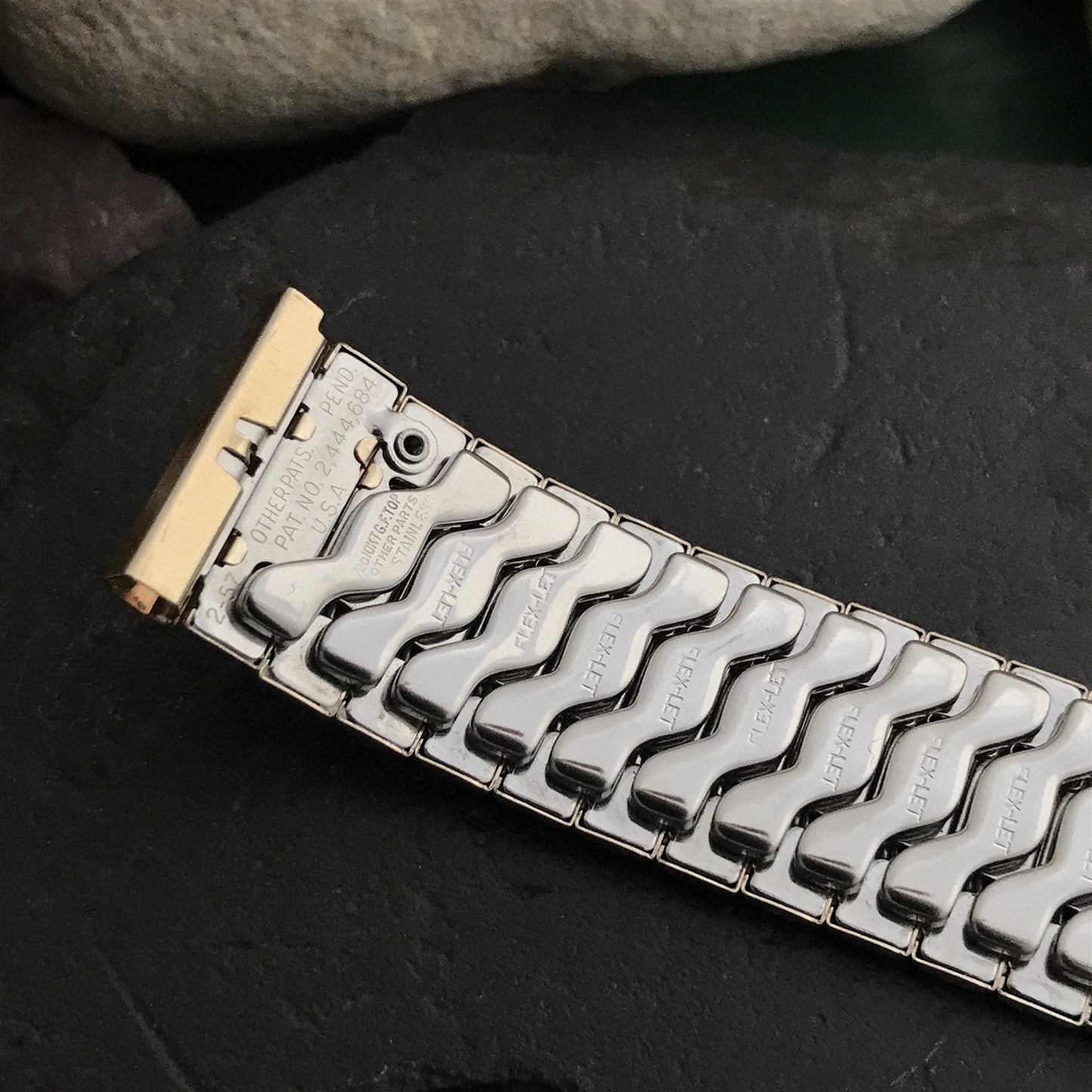 17.2mm Gold-Filled Expansion Flex-Let Director 1957 Unused Vintage Watch Band