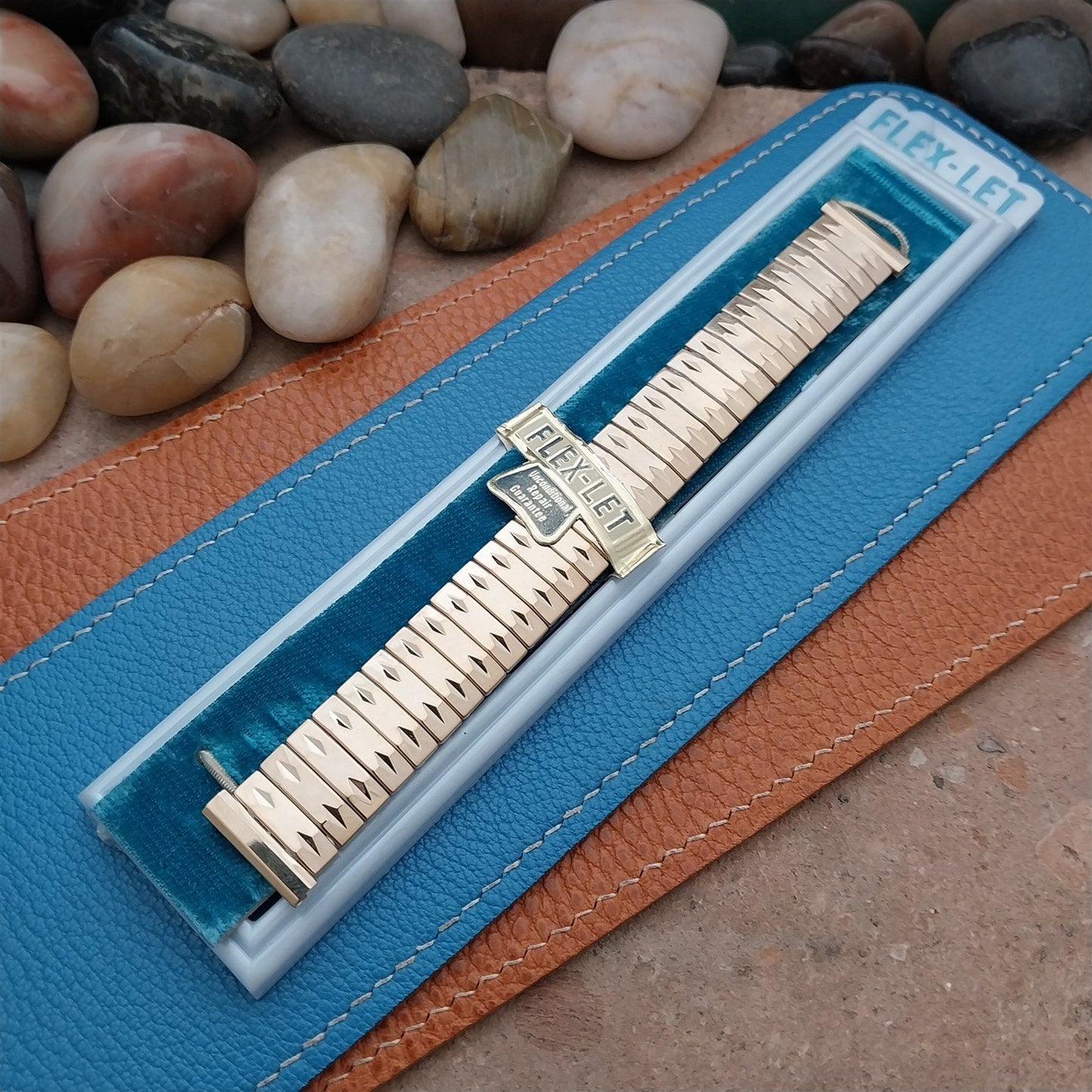 17.2mm Gold-Filled Expansion Flex-Let Executive 1960 Unused Vintage Watch Band