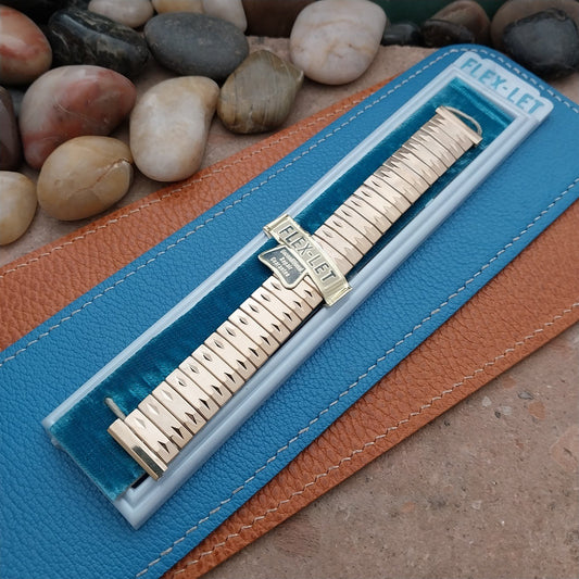 17.2mm Gold-Filled Expansion Flex-Let Executive 1960 Unused Vintage Watch Band