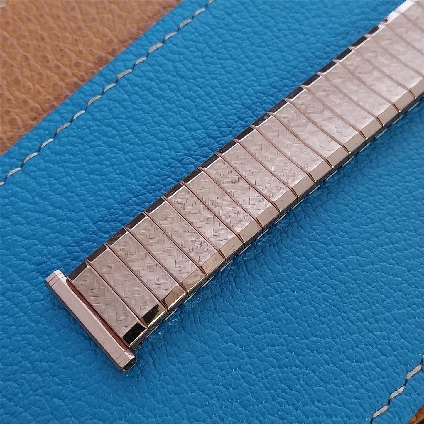 1967 10k Rose Gold-Filled Speidel Fairway Expansion Unused Vintage Watch Band