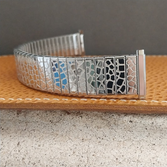 16mm 18mm 19mm Stainless Steel Expansion Speidel 1970s Unused Vintage Watch Band