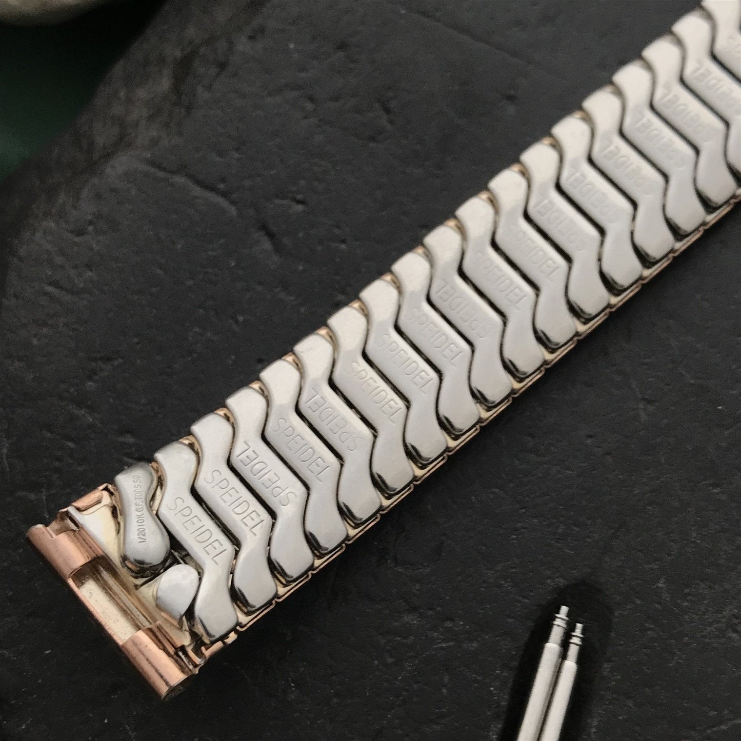 5/8" 1959 Speidel First Nighter 10k Rose Gold-Filled Unused Vintage Watch Band