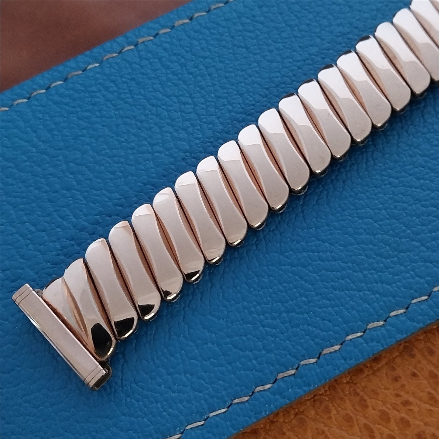 19mm 18mm 16mm Rose Gold-Filled Bellavance USA Unused 1950s Vintage Watch Band