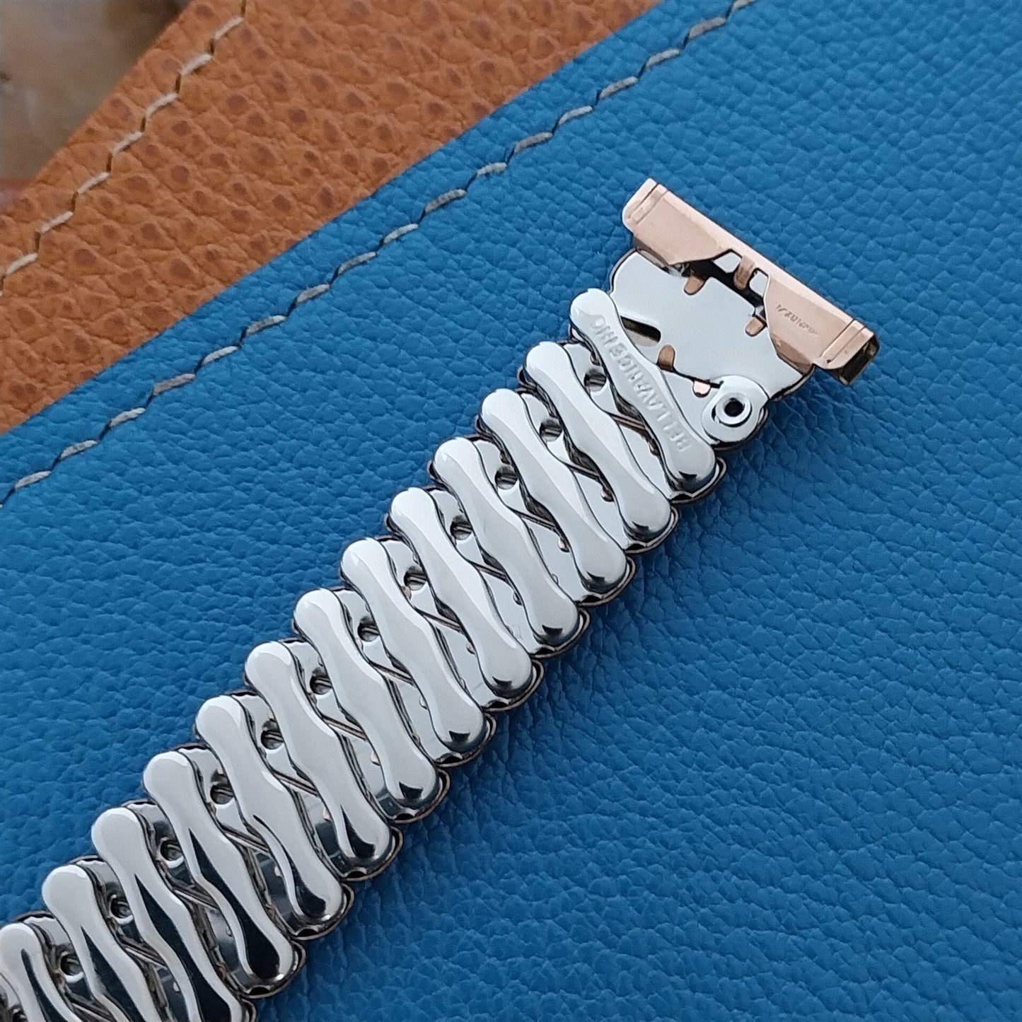 19mm 18mm 16mm Rose Gold-Filled Bellavance USA Unused 1950s Vintage Watch Band