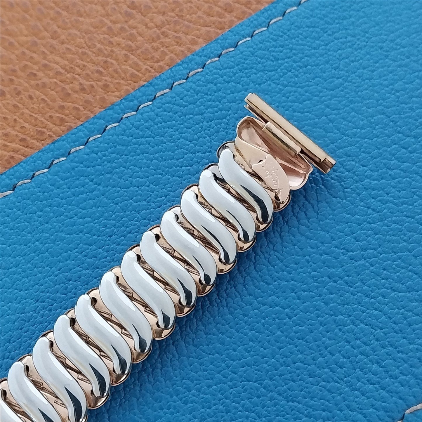 Kreisler Rose Gold-Filled Deep-Shell nos 1950s Unused Vintage Watch Band