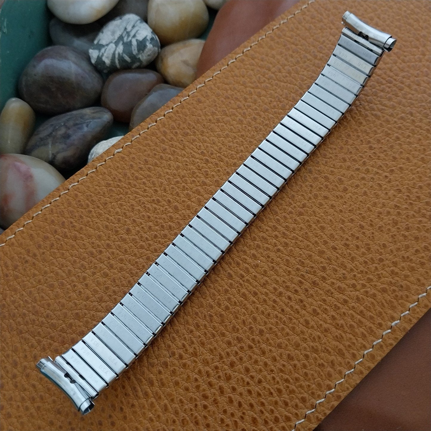 18mm 19mm Kestenmade Stainless Steel Expansion 1970s Unused Vintage Watch Band