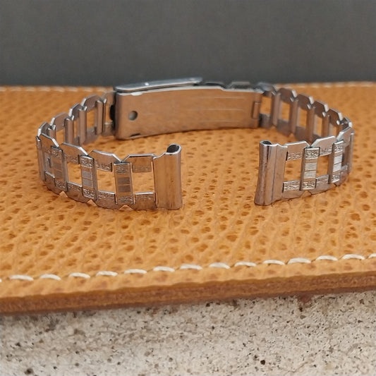 11mm 1920s-1930s Chrome Plated Wire-Lug Ladies Unused Vintage Watch Band