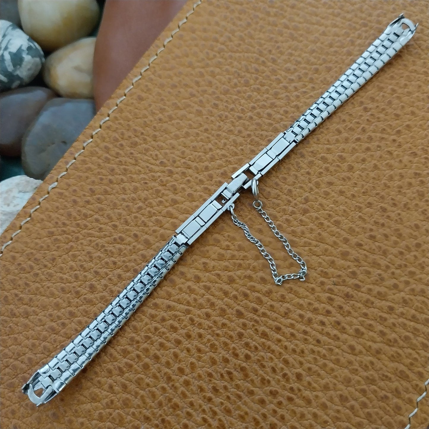 Ladies White Gold-Filled Admiral USA MCM 1950s 1960s Unused Vintage Watch Band