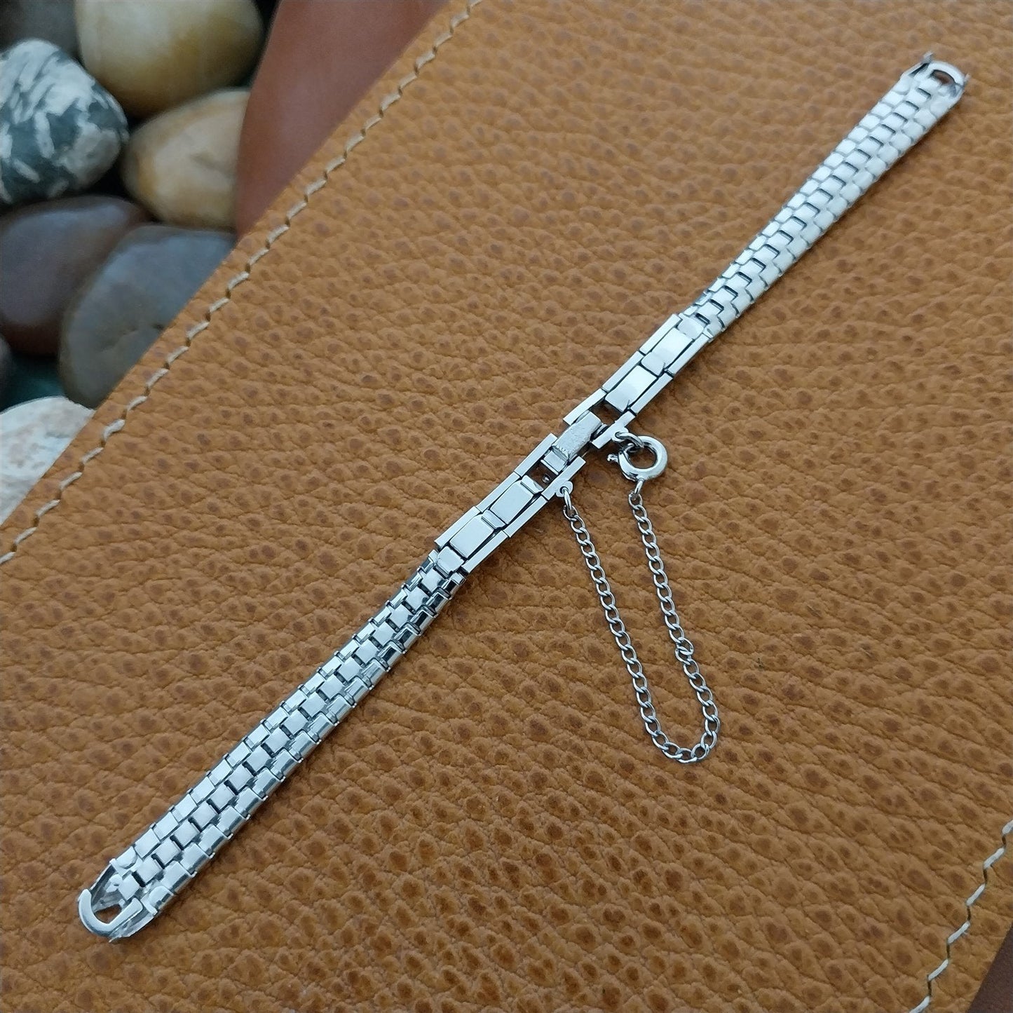 Ladies White Gold-Filled Admiral USA MCM 1950s 1960s Unused Vintage Watch Band