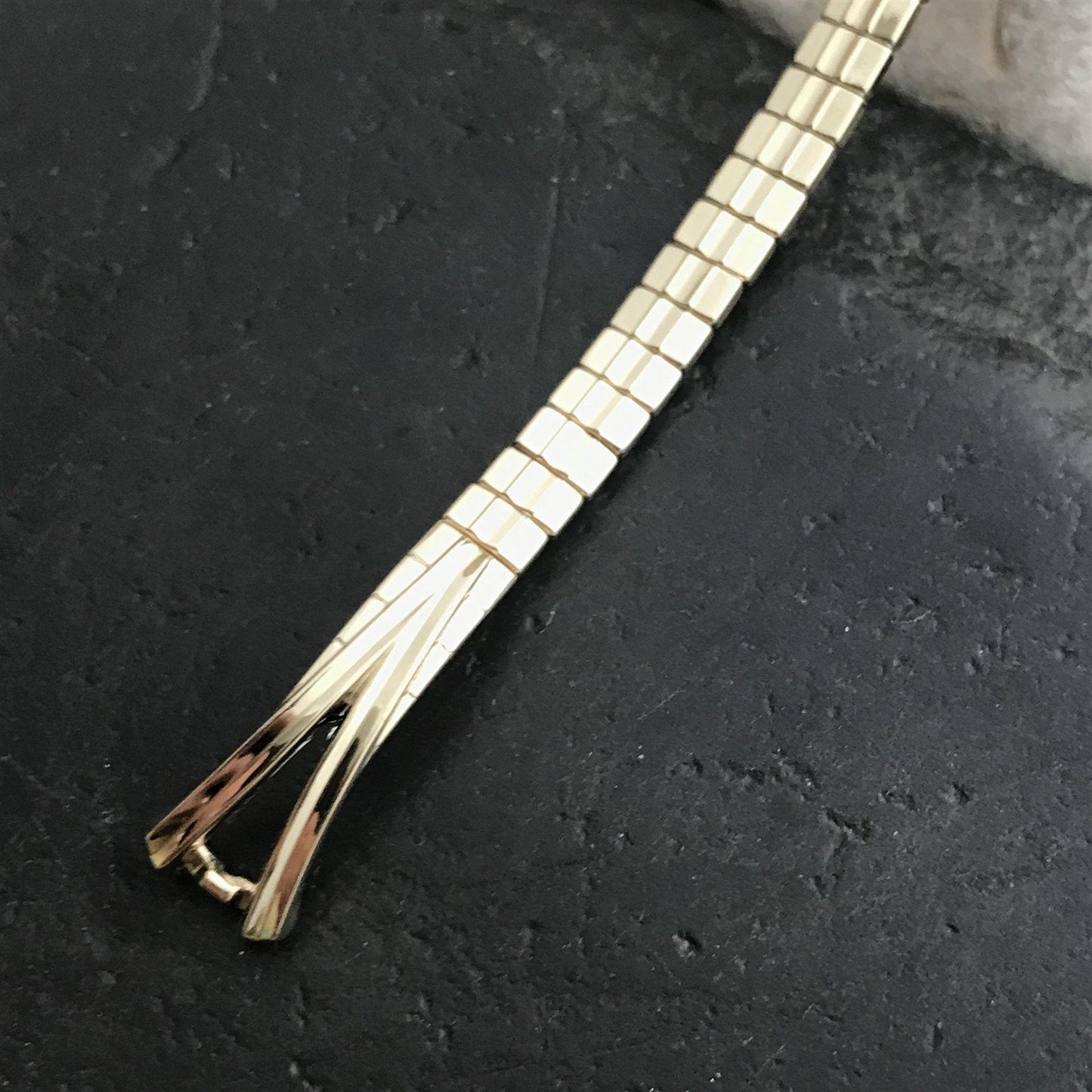 1950s Ladies Speidel 10k Yellow Gold-Filled Single-Lug Unused Vintage Watch Band