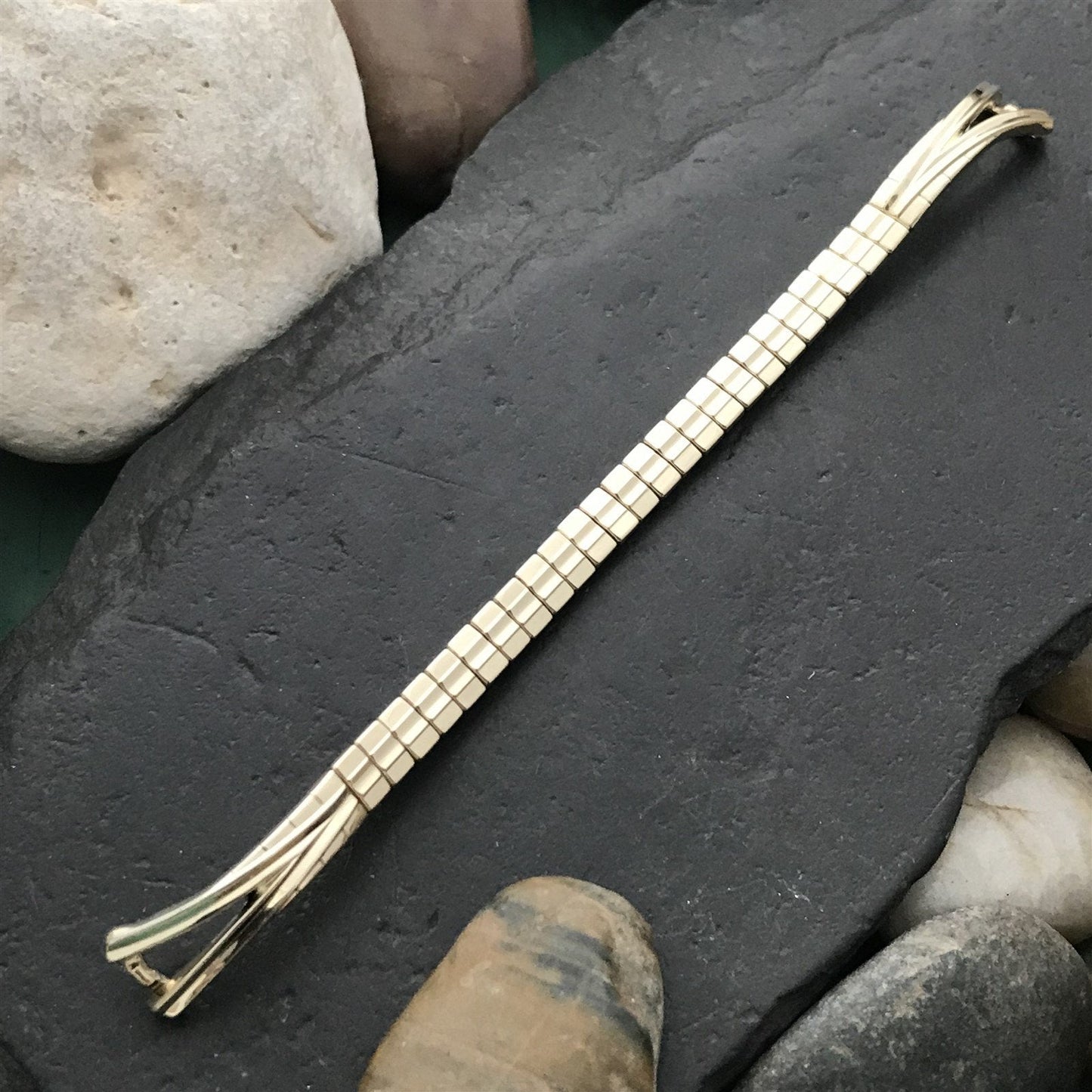 1950s Ladies Speidel 10k Yellow Gold-Filled Single-Lug Unused Vintage Watch Band