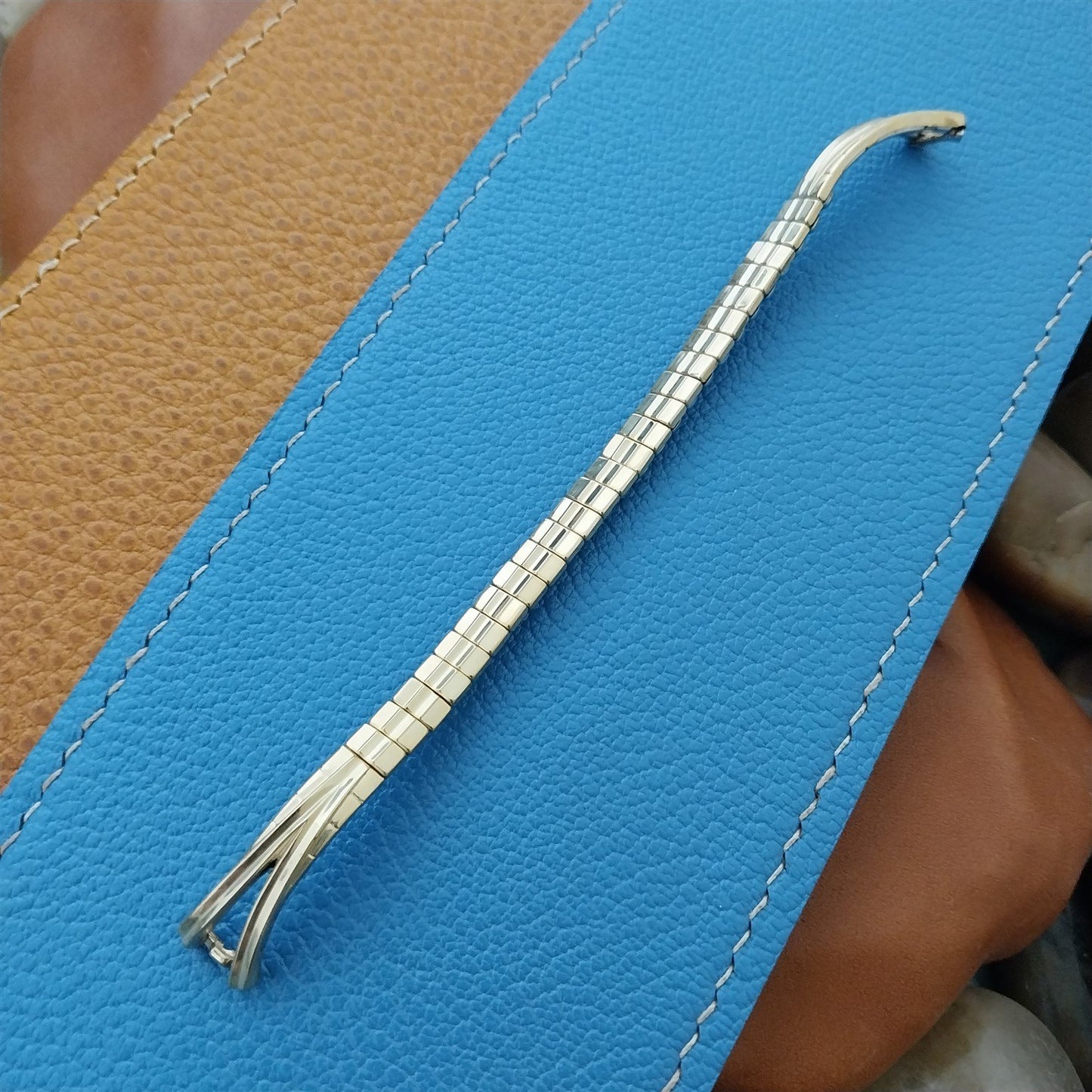 1950s Ladies Speidel 10k Yellow Gold-Filled Single-Lug Unused Vintage Watch Band