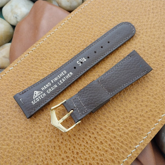 19mm 3/4" JB Champion USA Short Scotch Grain 1960s Unused Vintage Watch Band