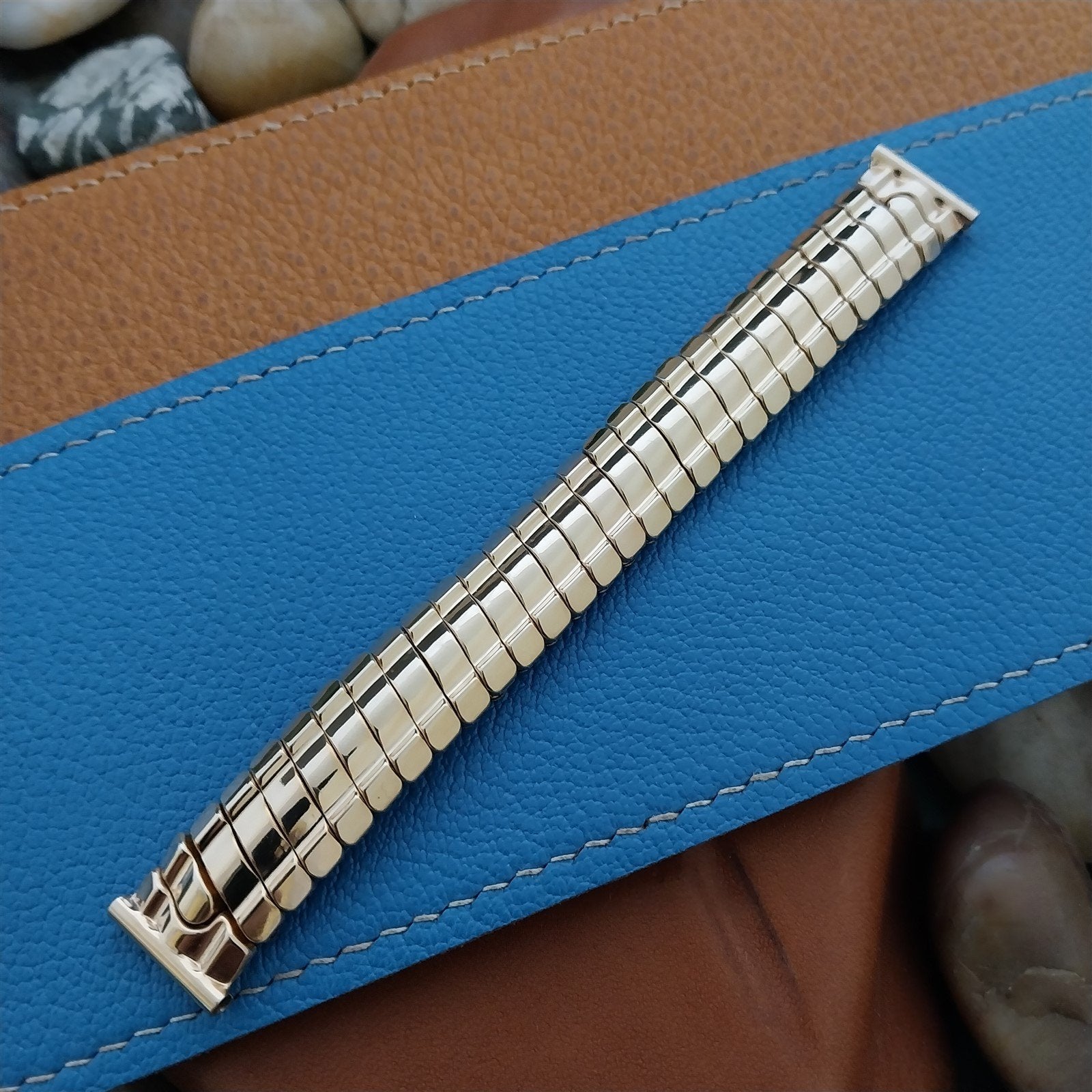 5/8" 1950s 12k Gold-Filled Short JB Champion Expansion nos Vintage Watch Band