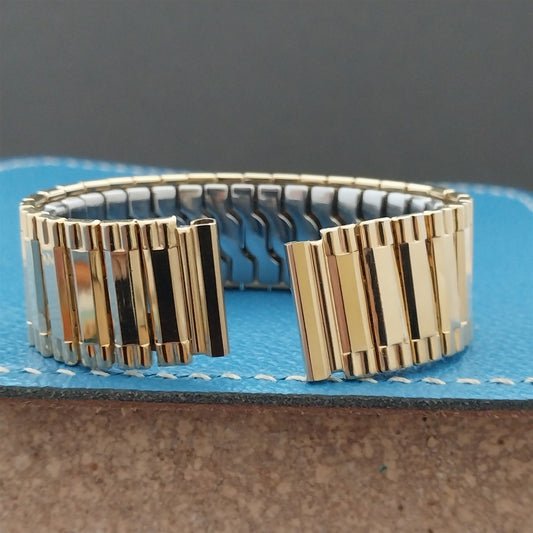 Vintage Wide Gemex Gold-Filled 5/8" Classic Stretch Unused nos 1950s Watch Band