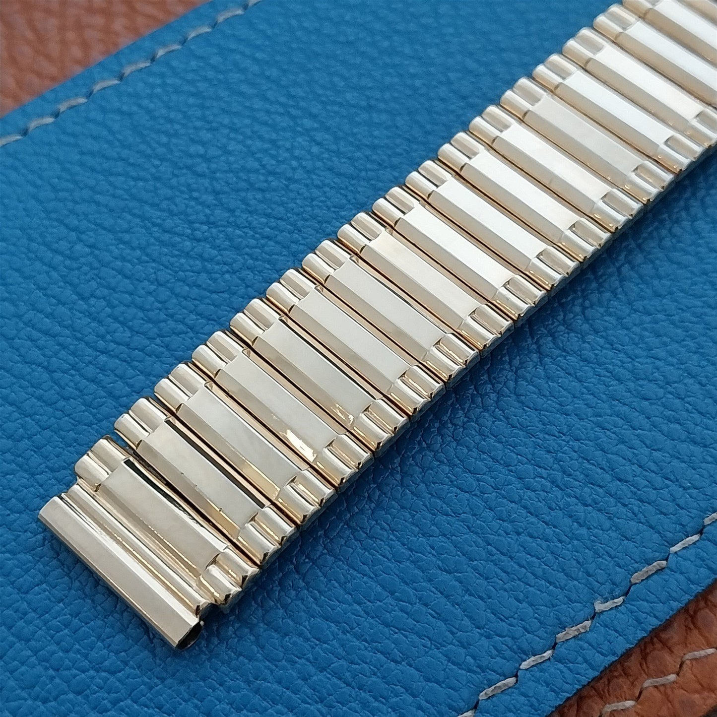 Vintage Wide Gemex Gold-Filled 5/8" Classic Stretch Unused nos 1950s Watch Band