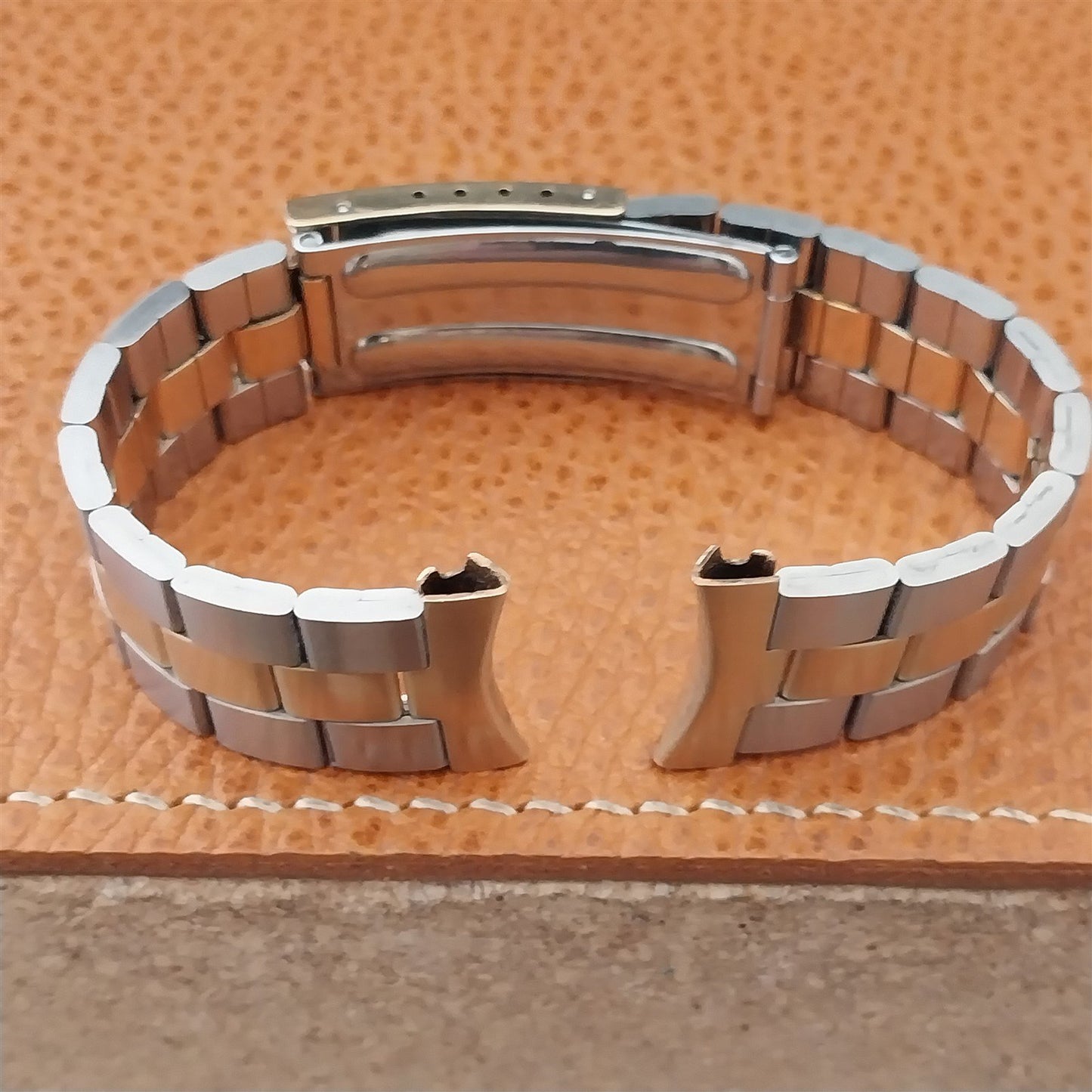 20mm 19mm 18mm Elgin Stainless Steel & Gold-Filled nos Unused Vintage Watch Band