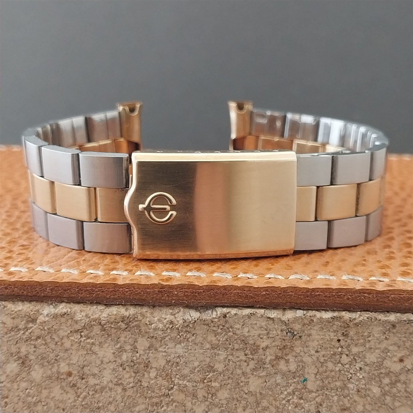 20mm 19mm 18mm Elgin Stainless Steel & Gold-Filled nos Unused Vintage Watch Band