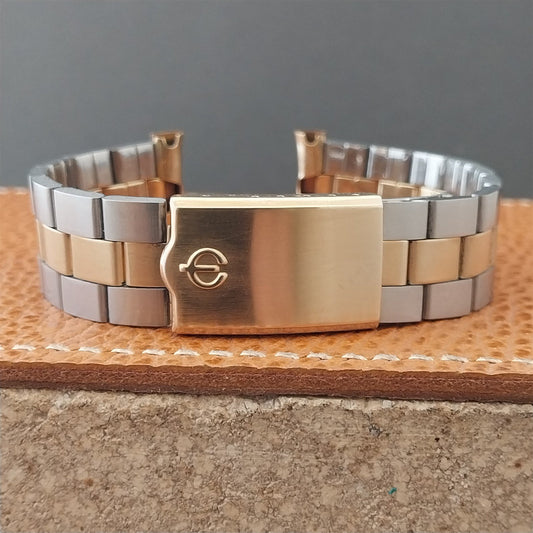 20mm 19mm 18mm Elgin Stainless Steel & Gold-Filled nos Unused Vintage Watch Band