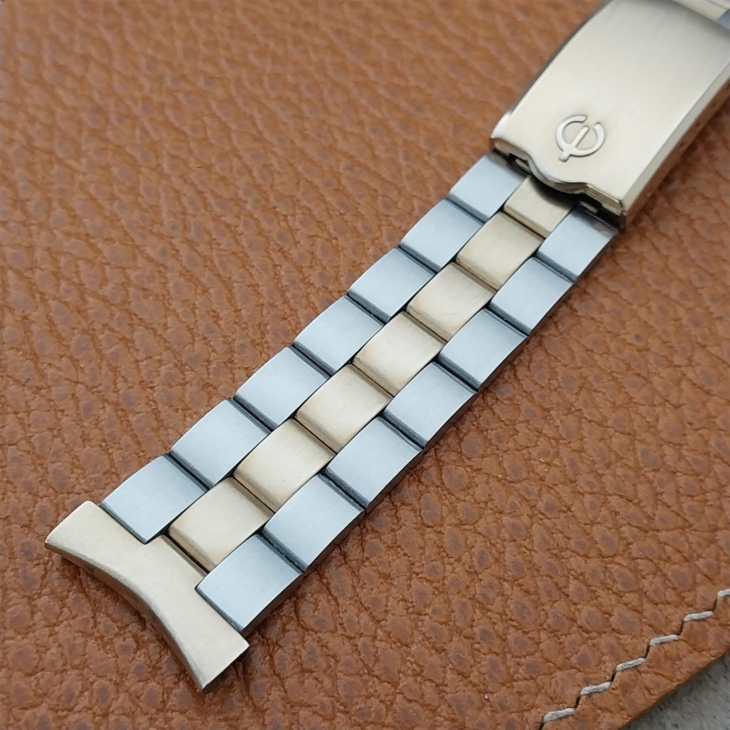 20mm 19mm 18mm Elgin Stainless Steel & Gold-Filled nos Unused Vintage Watch Band