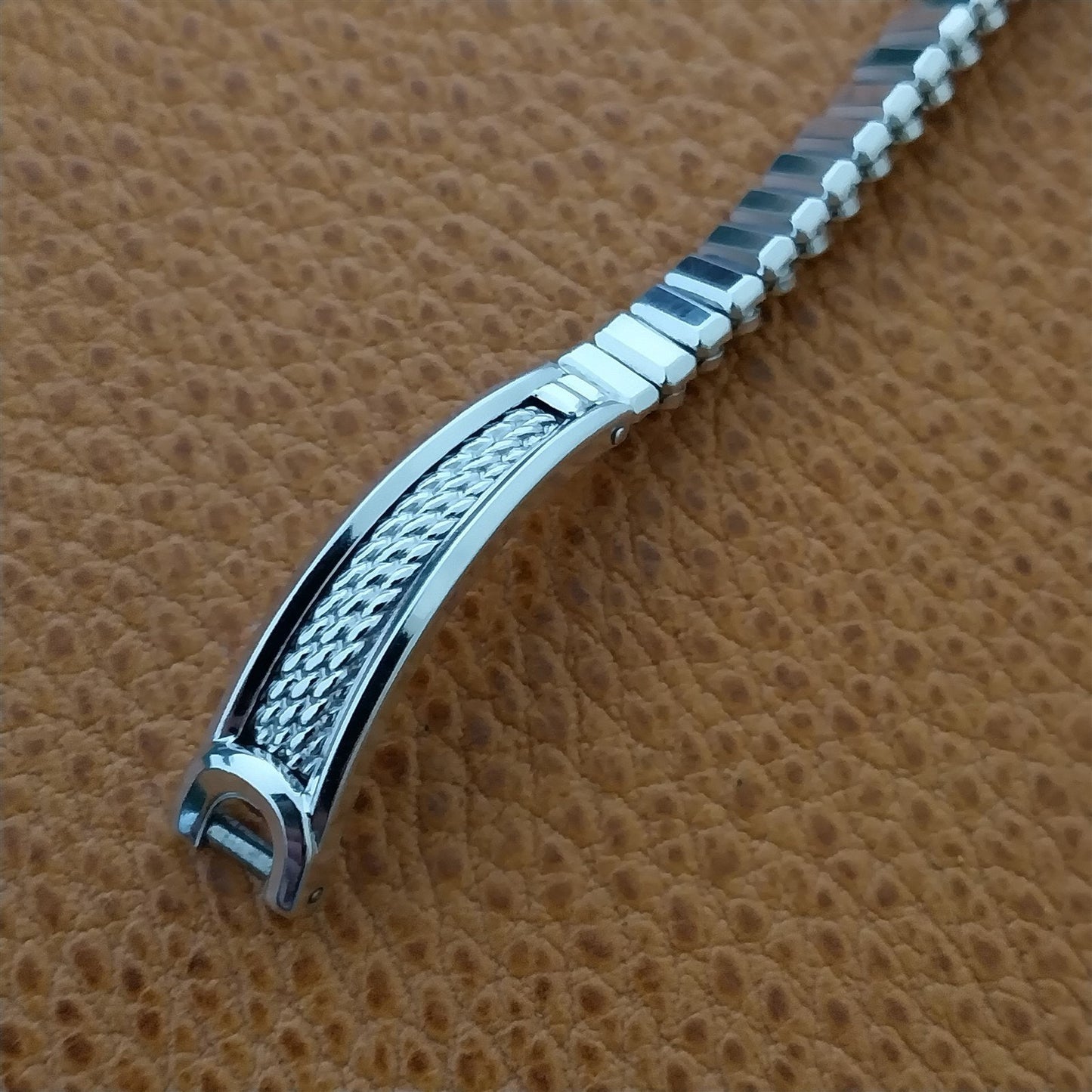 12k White Gold-Filled Ladies JB Champion Expansion Unused 50s Vintage Watch Band