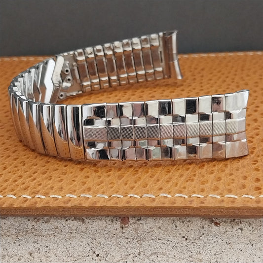 17.2mm Stainless Steel Center Expansion Unused nos Vintage Watch Band