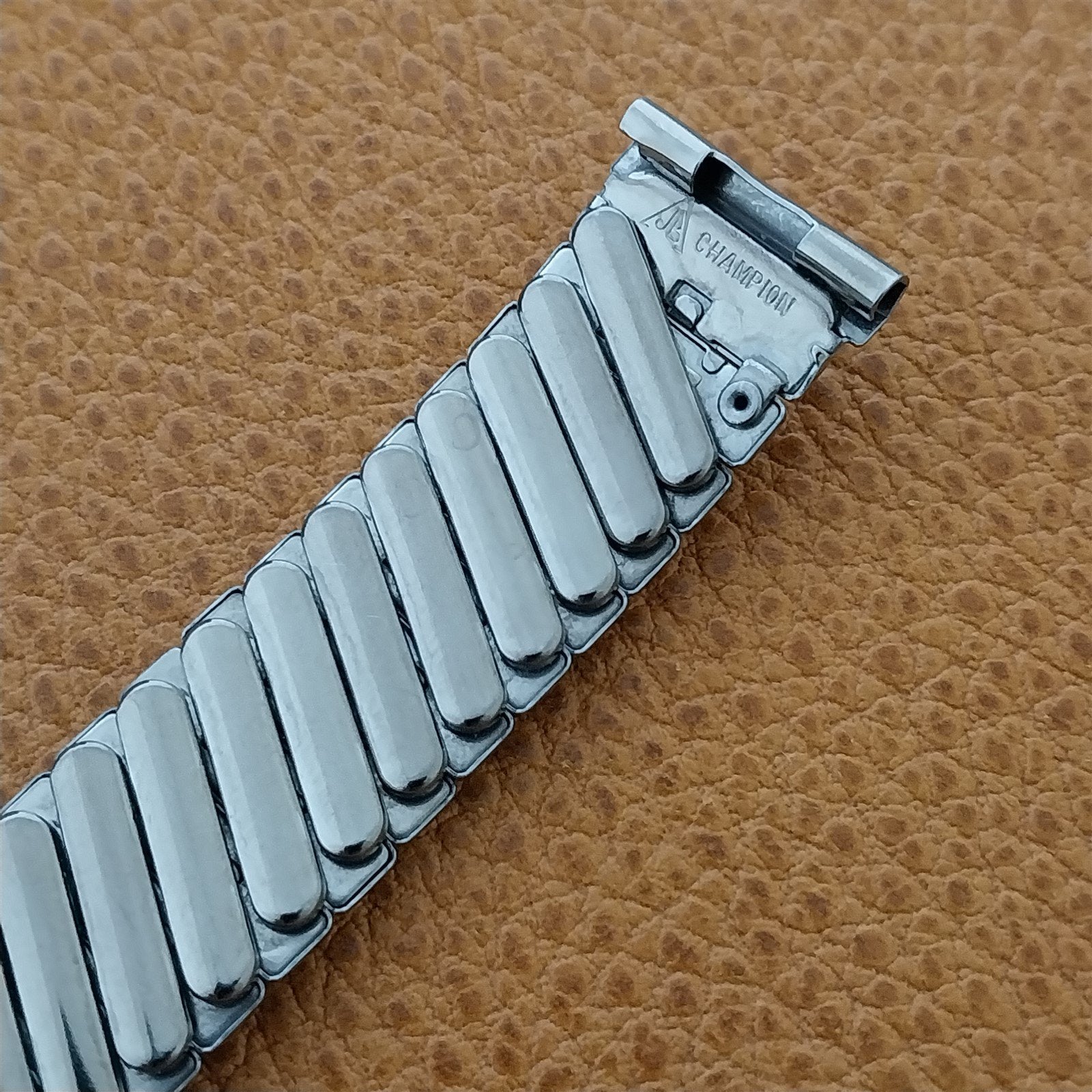 1950s 19mm 18mm JB Champion Edgewood Stainless Steel Unused Vintage Watch Band