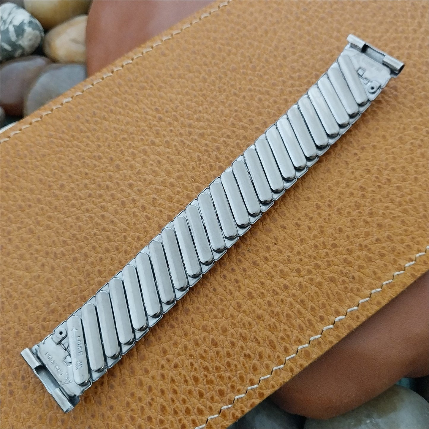 1950s 19mm 18mm JB Champion Edgewood Stainless Steel Unused Vintage Watch Band