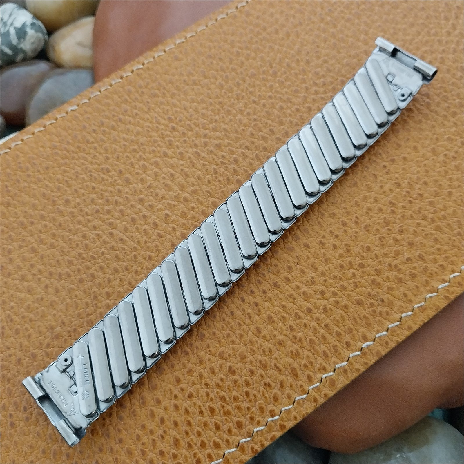 1950s 19mm 18mm JB Champion Edgewood Stainless Steel Unused Vintage Watch Band