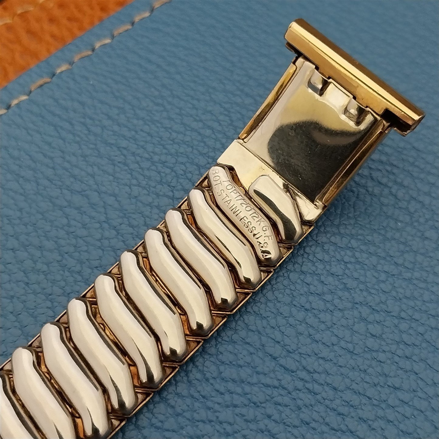 1940s Marvel 12K Yellow Gold-Filled Shriner Expansion Unused Vintage Watch Band