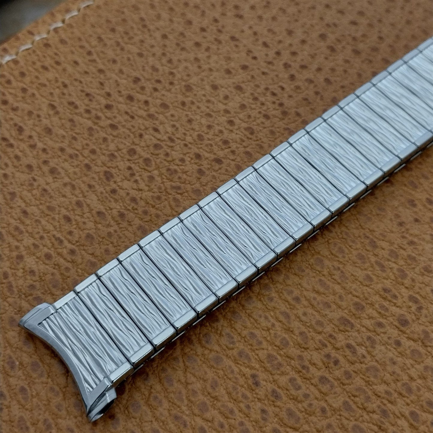 19mm 18mm Stainless Steel 1968 Speidel Long Valencia Unused Vintage Watch Band