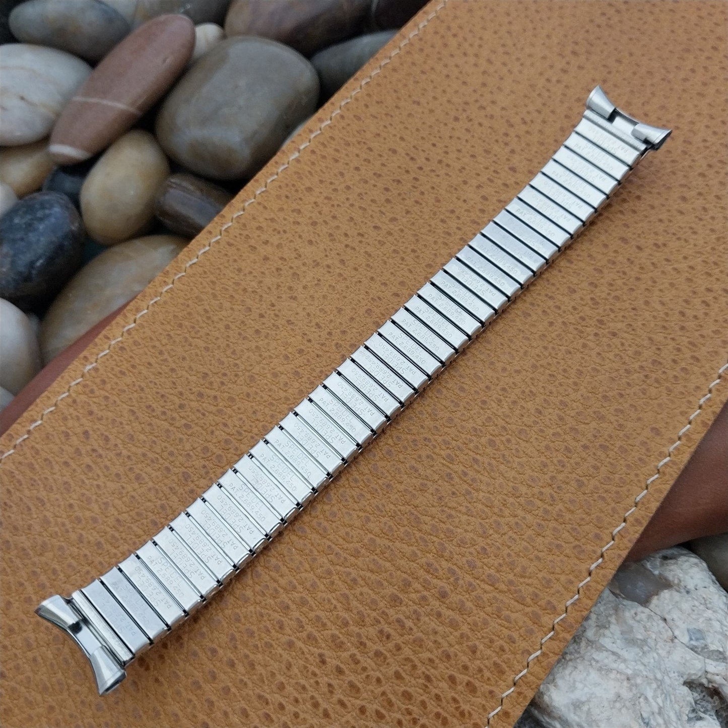 19mm 18mm Stainless Steel 1968 Speidel Long Valencia Unused Vintage Watch Band