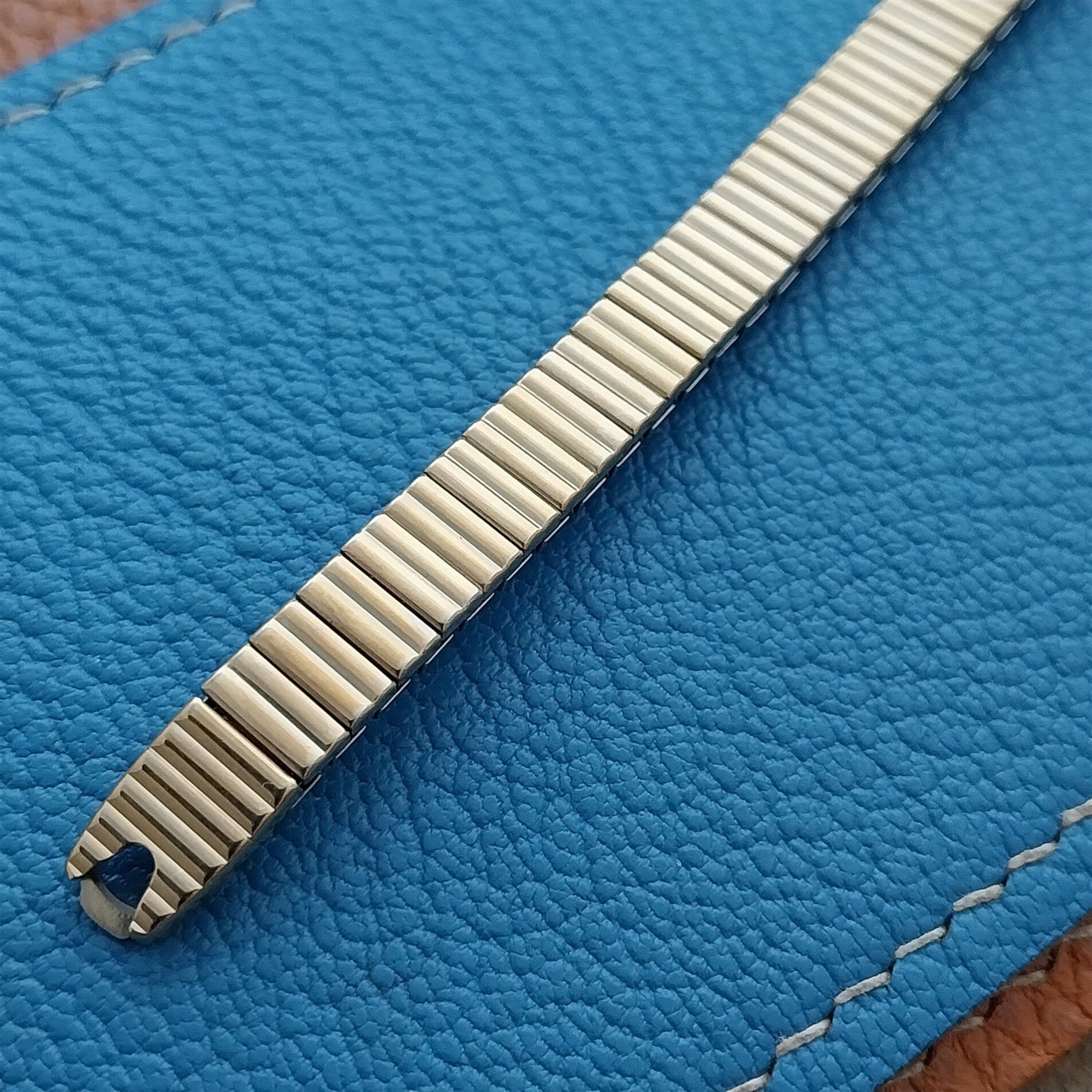 Ladies 10k Gold-RGP Long Bulova Single-Lug Expansion Unused Vintage Watch Band