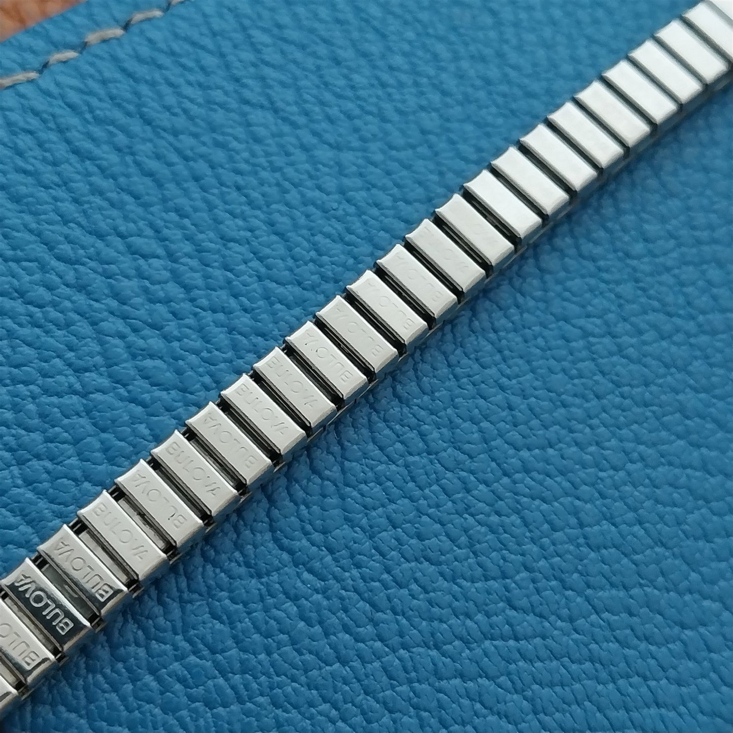 Ladies 10k Gold-RGP Long Bulova Single-Lug Expansion Unused Vintage Watch Band