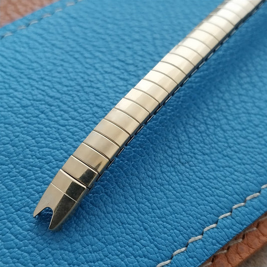 Ladies 10k Gold-RGP Bulova Single-Lug Expansion Unused 1970s Vintage Watch Band