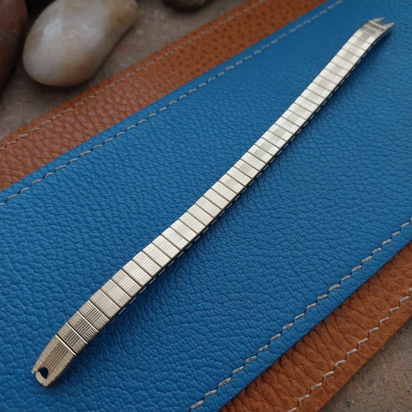 Ladies 10k Gold-RGP Bulova Single-Lug Expansion 1970s Unused Vintage Watch Band