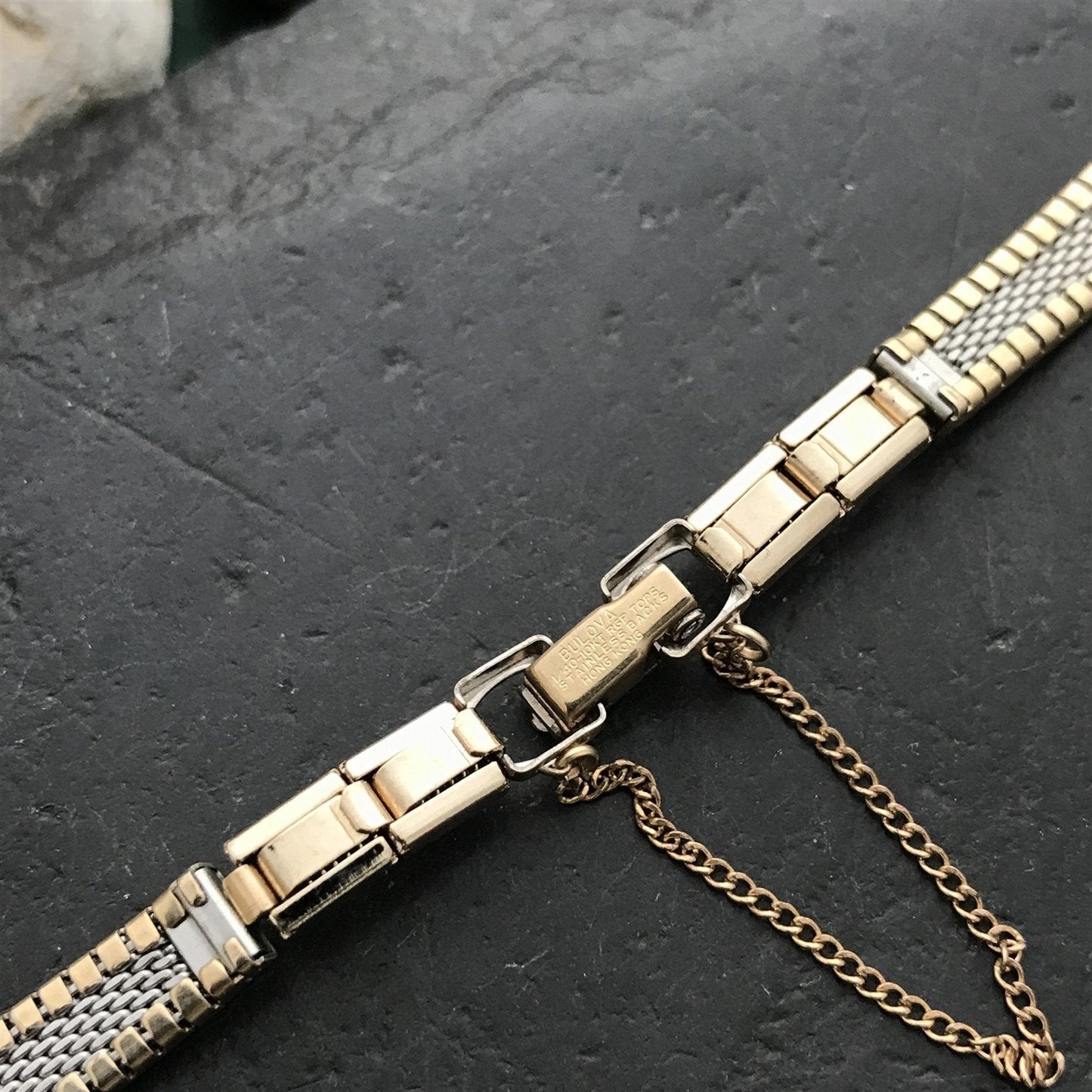 1970s Bulova 10k Yellow Gold rgp Single-Lug Unused Ladies Vintage Watch Band