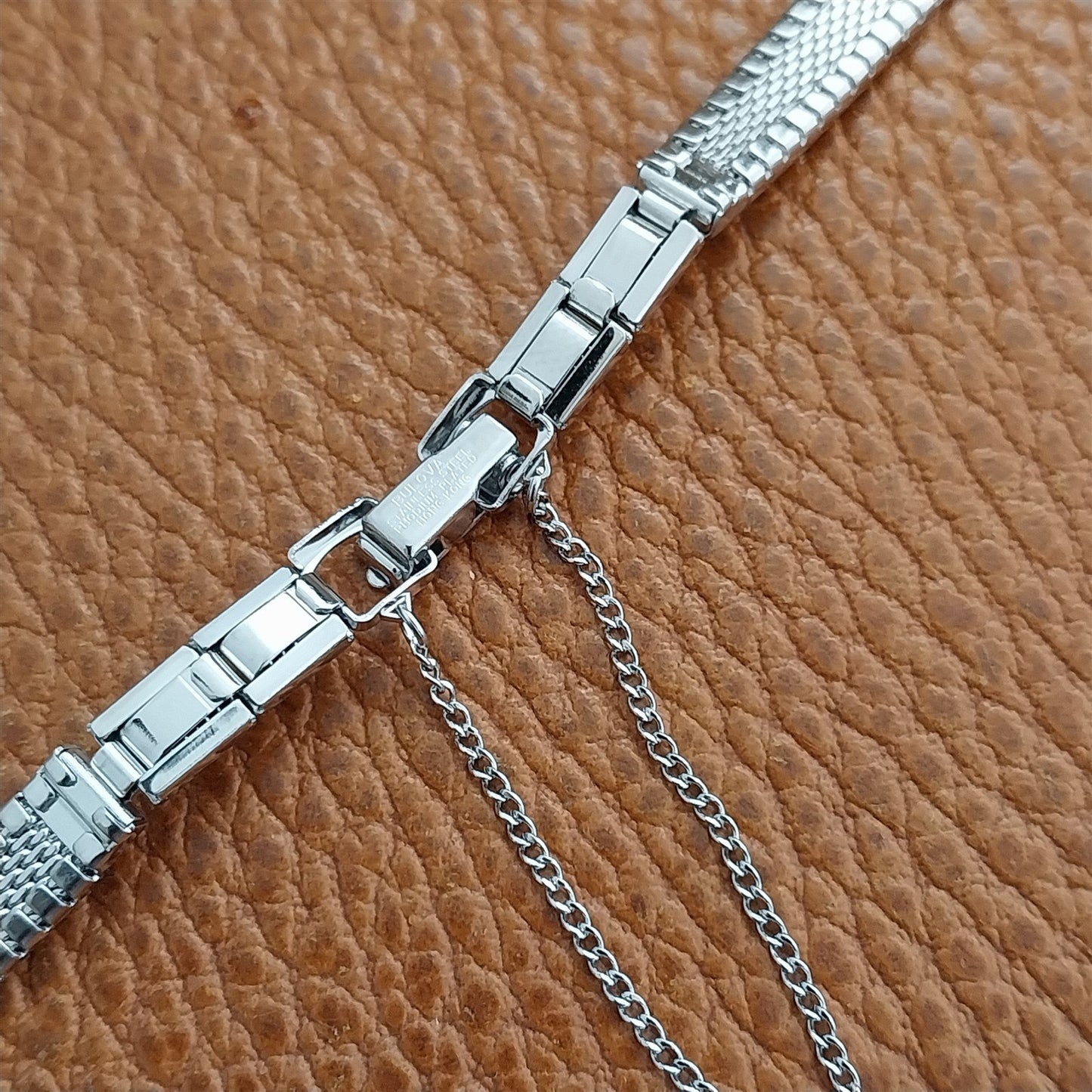 1970s Vintage Bulova Rhodium Plated Unused Ladies Cocktail Watch Band