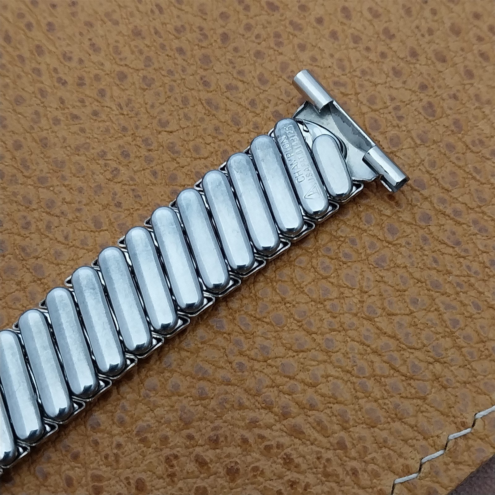 Short 12k White Gold-Filled JB Royal Champion Unused 40s-50s Vintage Watch Band