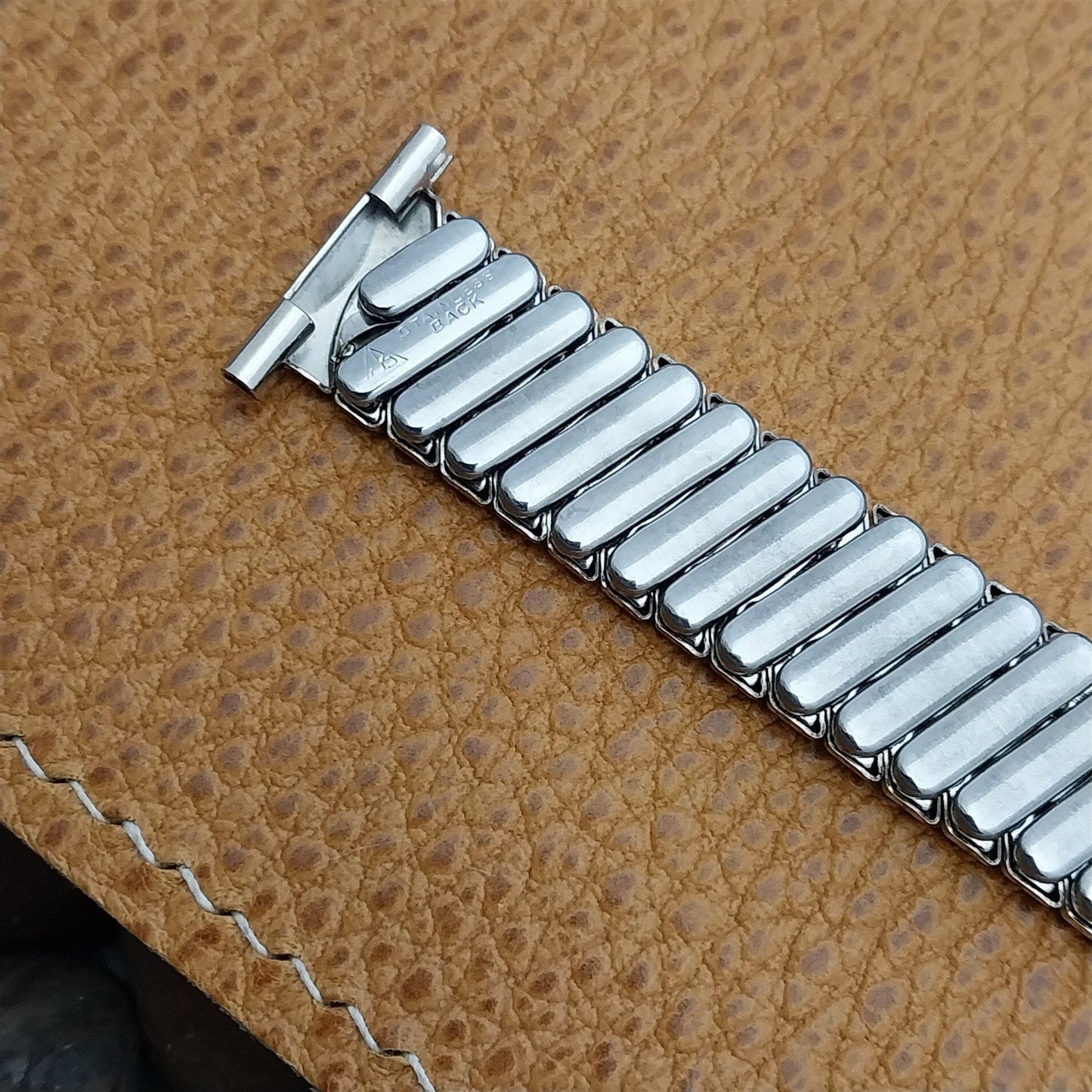 Short 12k White Gold-Filled JB Royal Champion Unused 40s-50s Vintage Watch Band