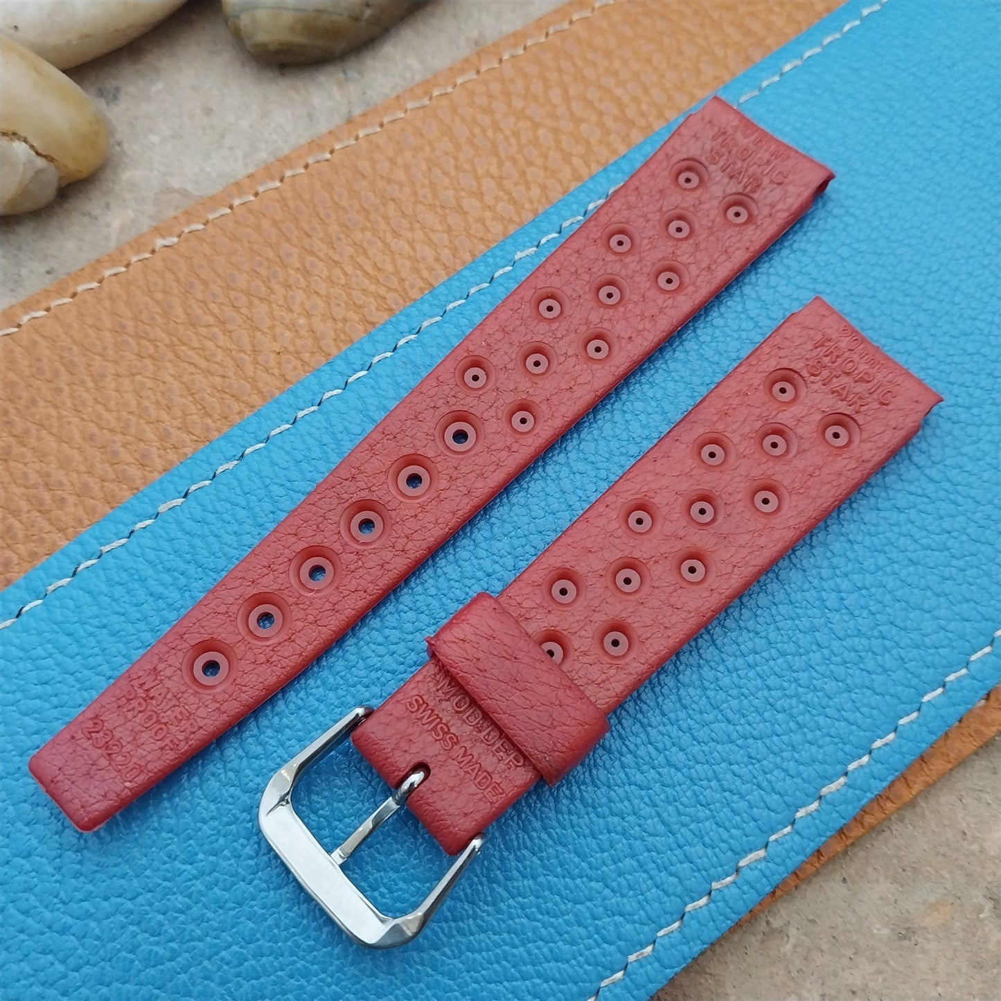18mm Swiss Divers Authentic Tropic Star Skindiver nos 1960s Vintage Watch Band