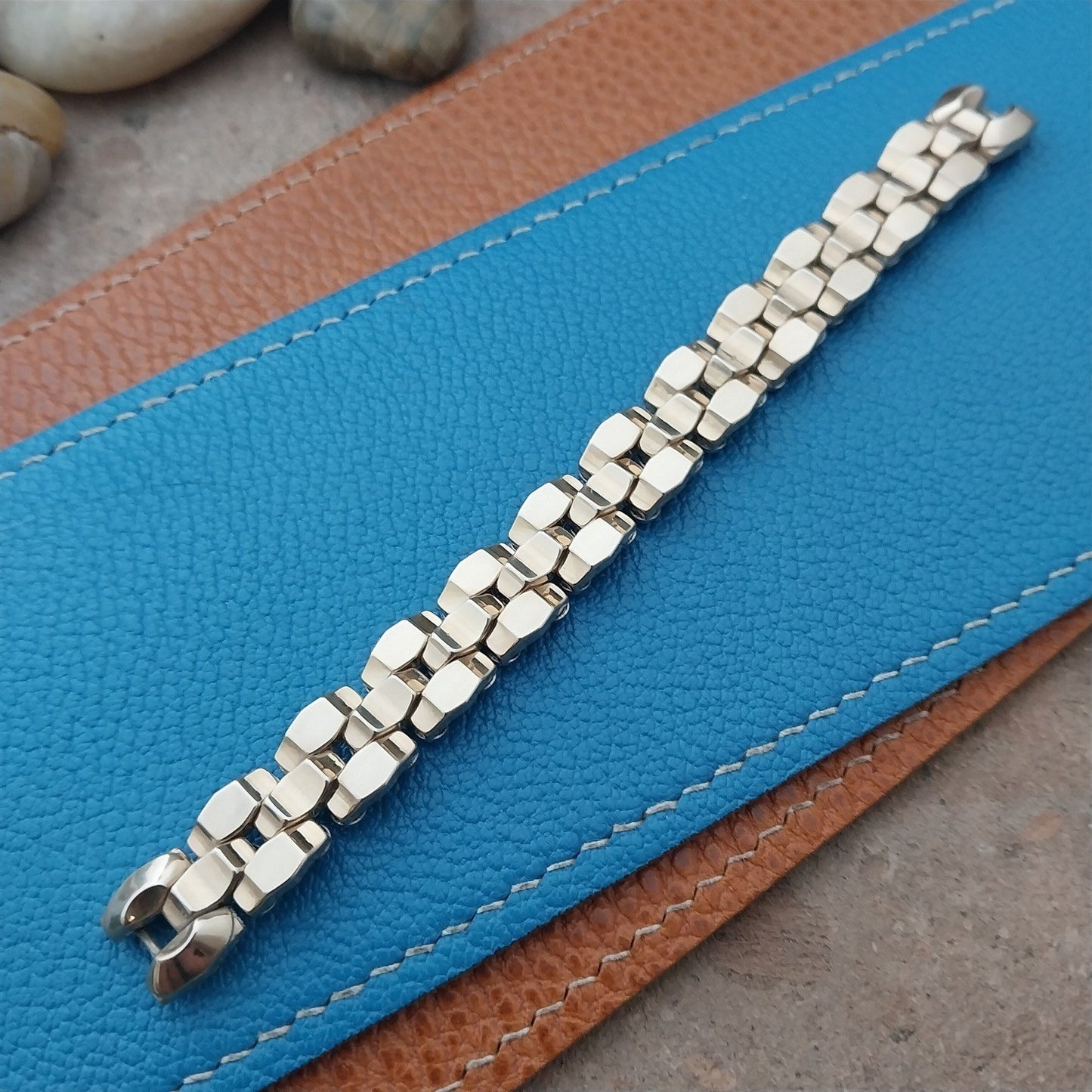 Apex Quadra-Flex 12k 1950s Yellow Gold-Filled Ladies Vintage Watch Band