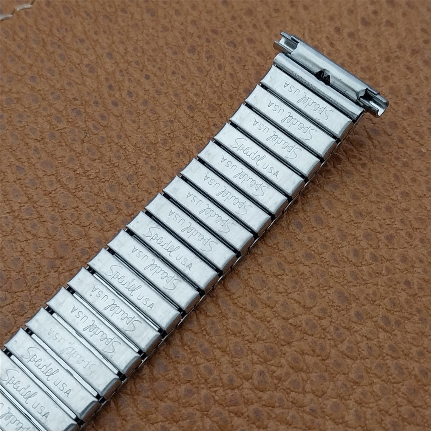 18mm 19mm 1970s Speidel Stainless Steel nos Twist-o-Flex Vintage Watch Band