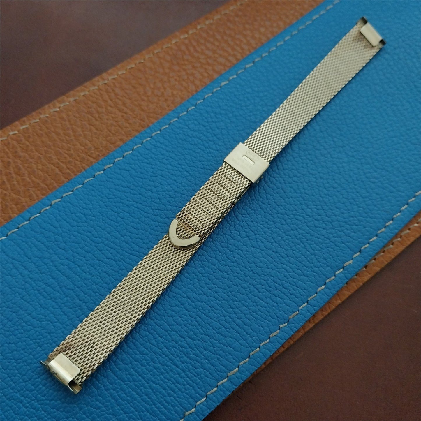 1/2" Gold RGP Ladies Mesh JB Champion Watch Band