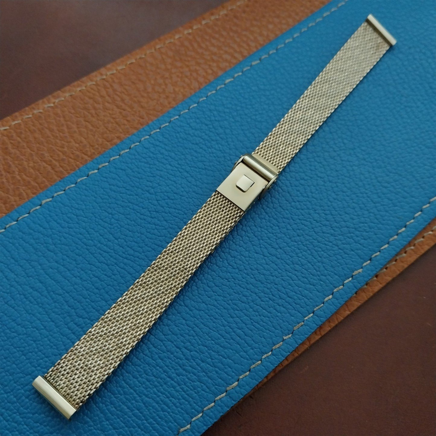 1/2" Gold RGP Ladies Mesh JB Champion Watch Band